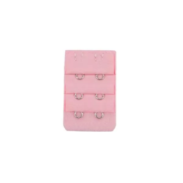 2-Hook 3-Rows Spacing Bra Extender-Pink