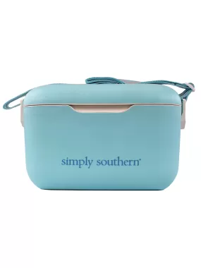 21 Quart Retro Cooler in Ocean