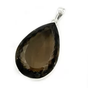 Aarna Smoky Quartz Teardrop Pendant