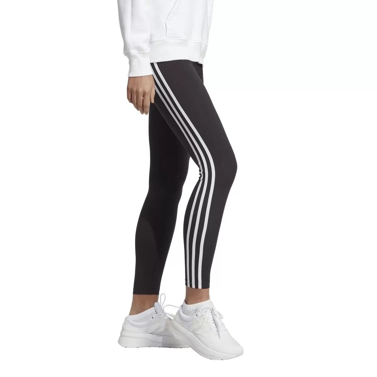 ADIDAS WOMEN'S FUTURE ICONS 3-STRIPES BLACK TIGHTS