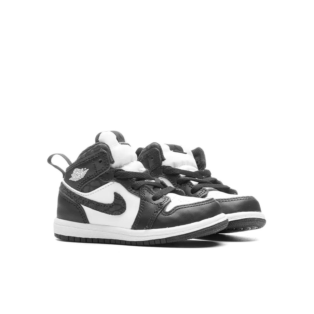 Air Jordan 1 Mid SE (TD) - Off Noir/Black/White