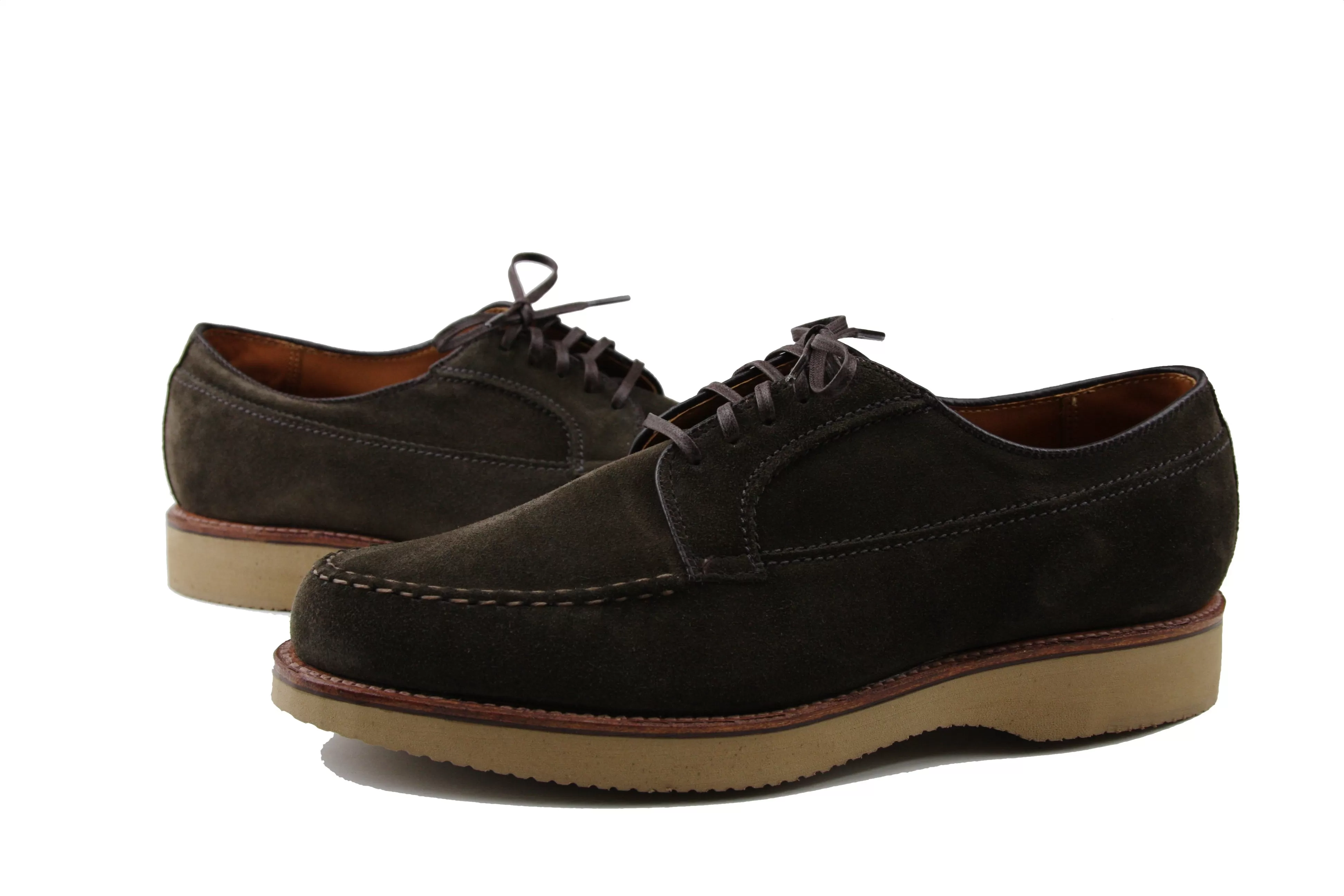 Alden Loden Suede Ranger Mocc on Wedge Sole