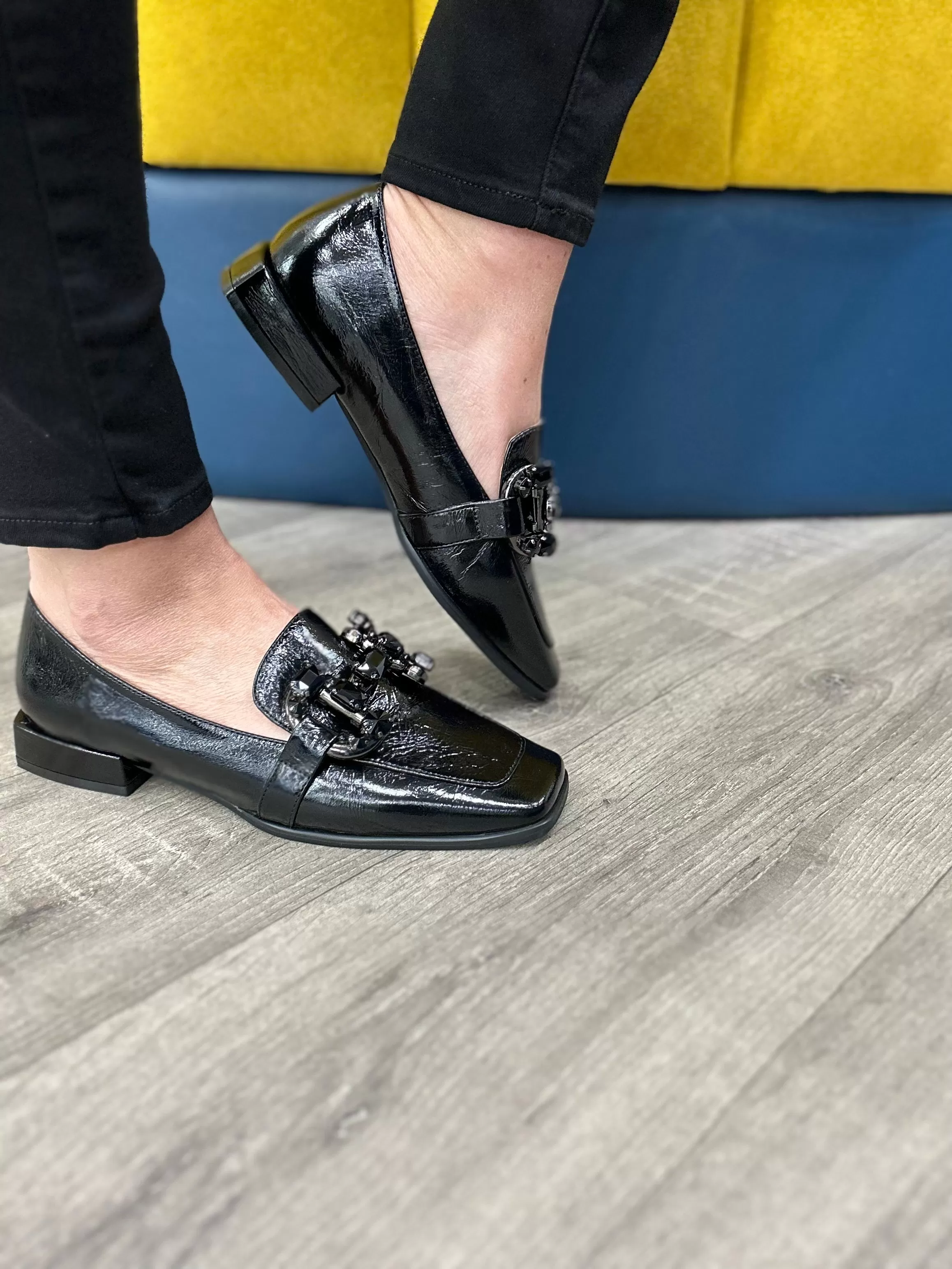 Alma Black Parent Loafer