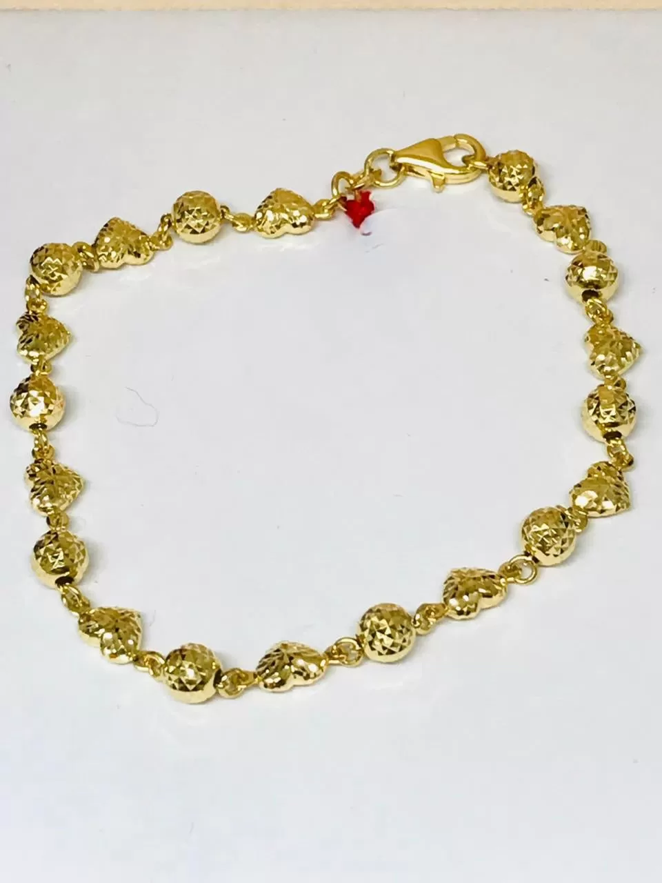 Ball Heart Alternate Bracelet 18K Gold