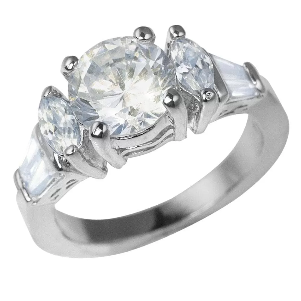 Bellini Rhodium Ring