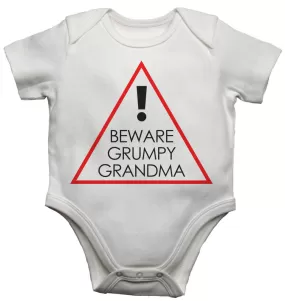 Beware Grumpy Grandma - Baby Vests Bodysuits