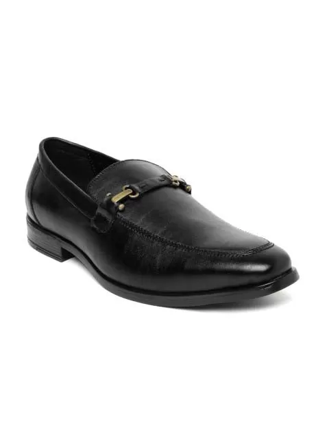 Black Two-Tone Tassel Loafers