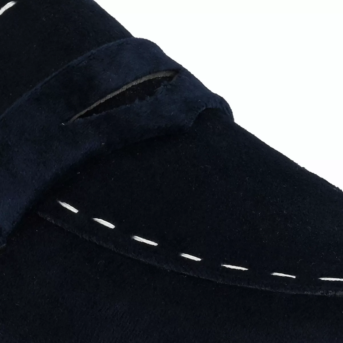 Blue Velvet Loafers