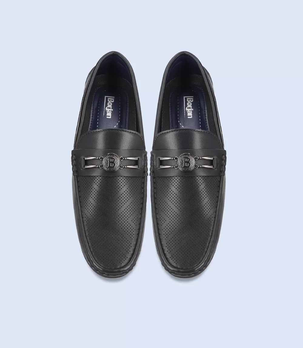 BM5138-BLACK-Men Loafers