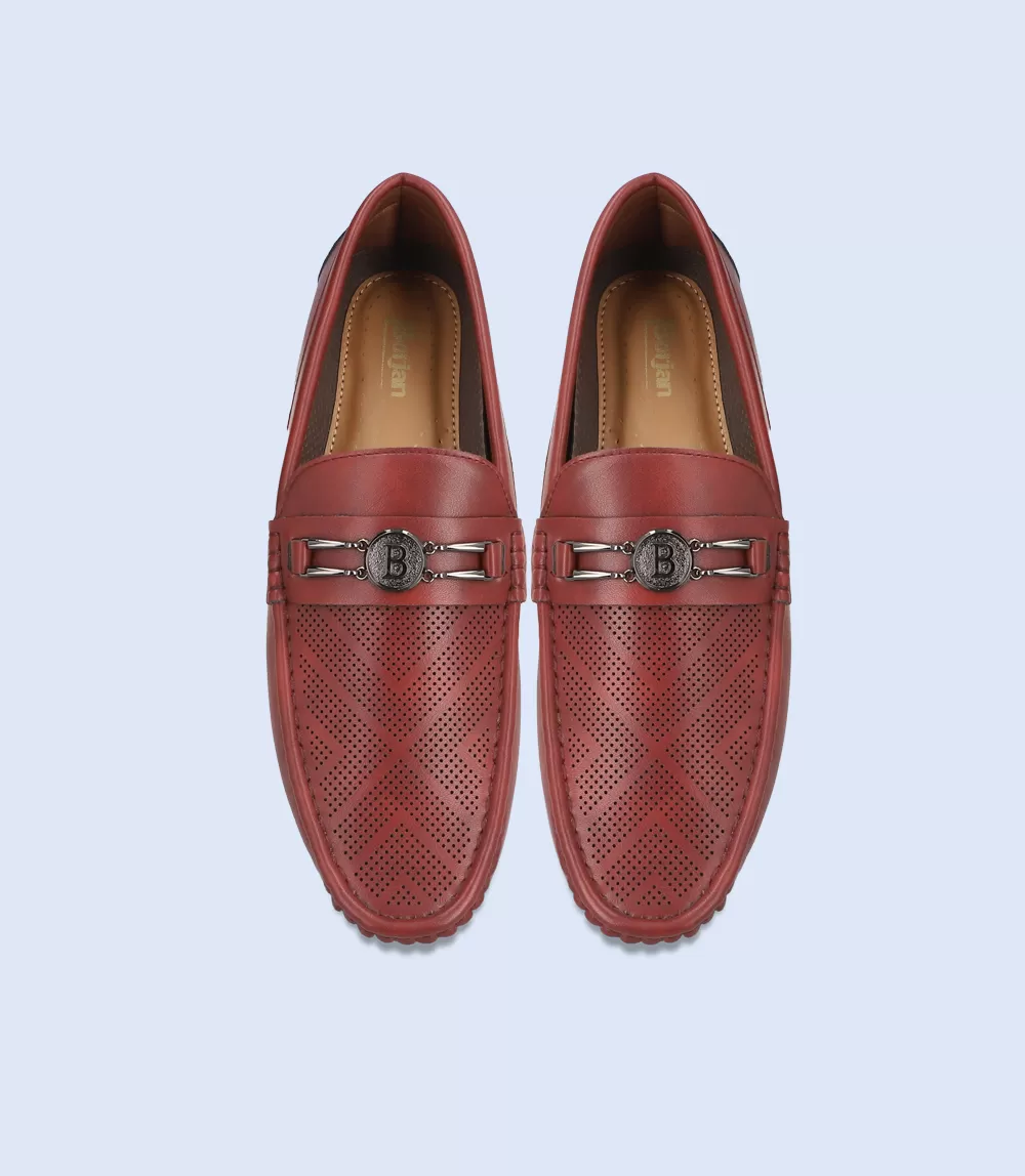 BM5138-MAROON-Men Loafers