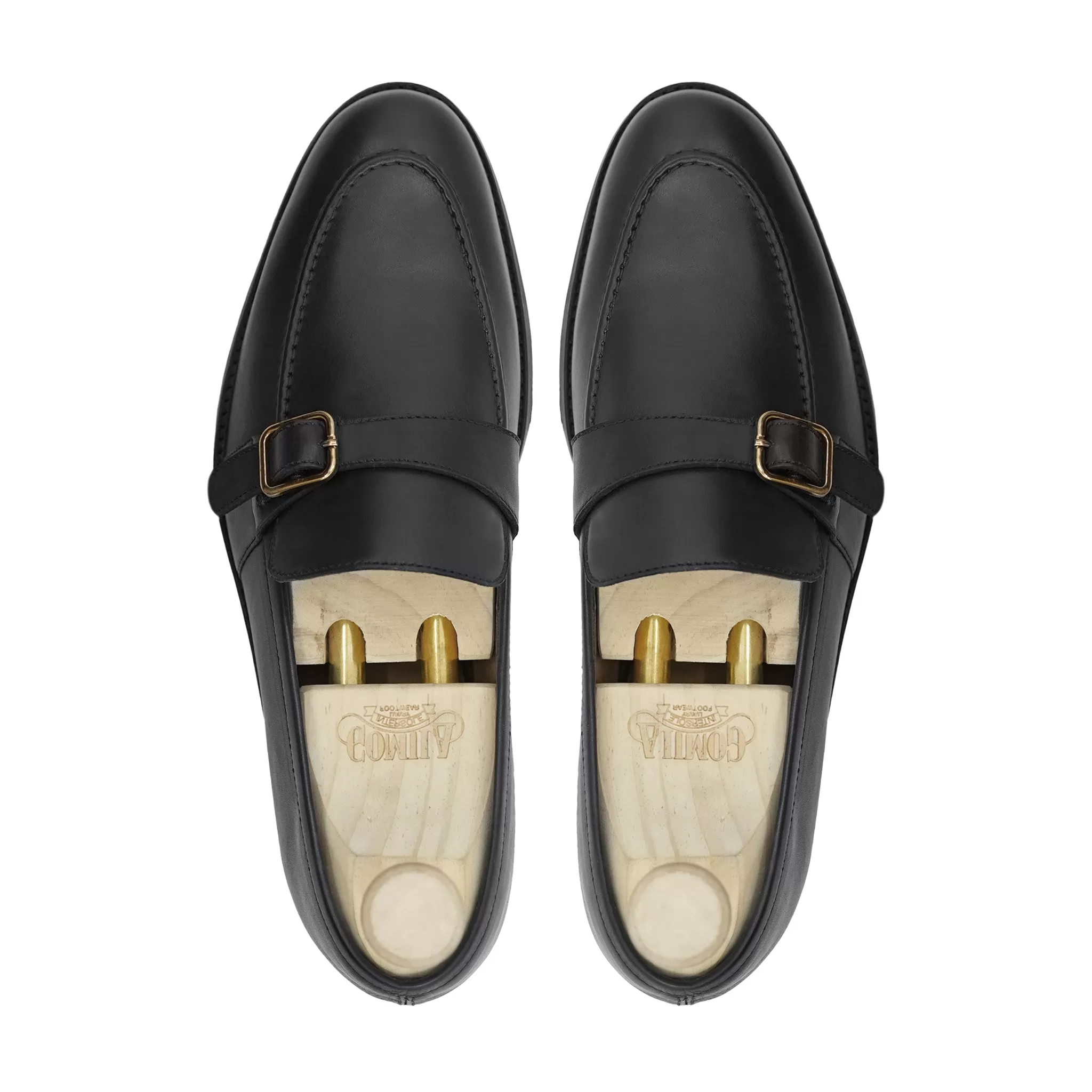 Brixton -  Men's Black Calf Leather Loafer