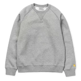 Carhartt WIP Chase Sweatshirt Jumper - Grey Heather