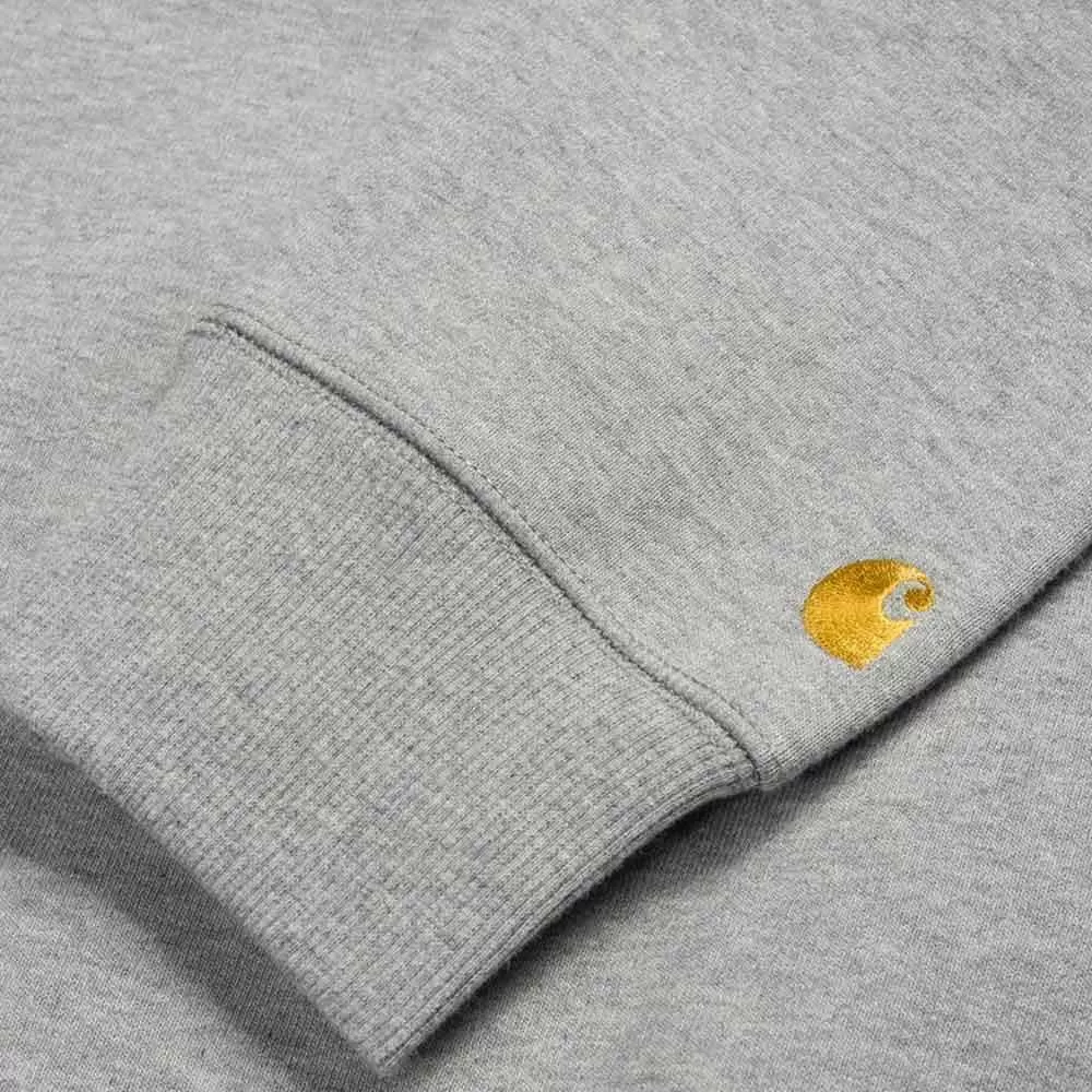 Carhartt WIP Chase Sweatshirt Jumper - Grey Heather