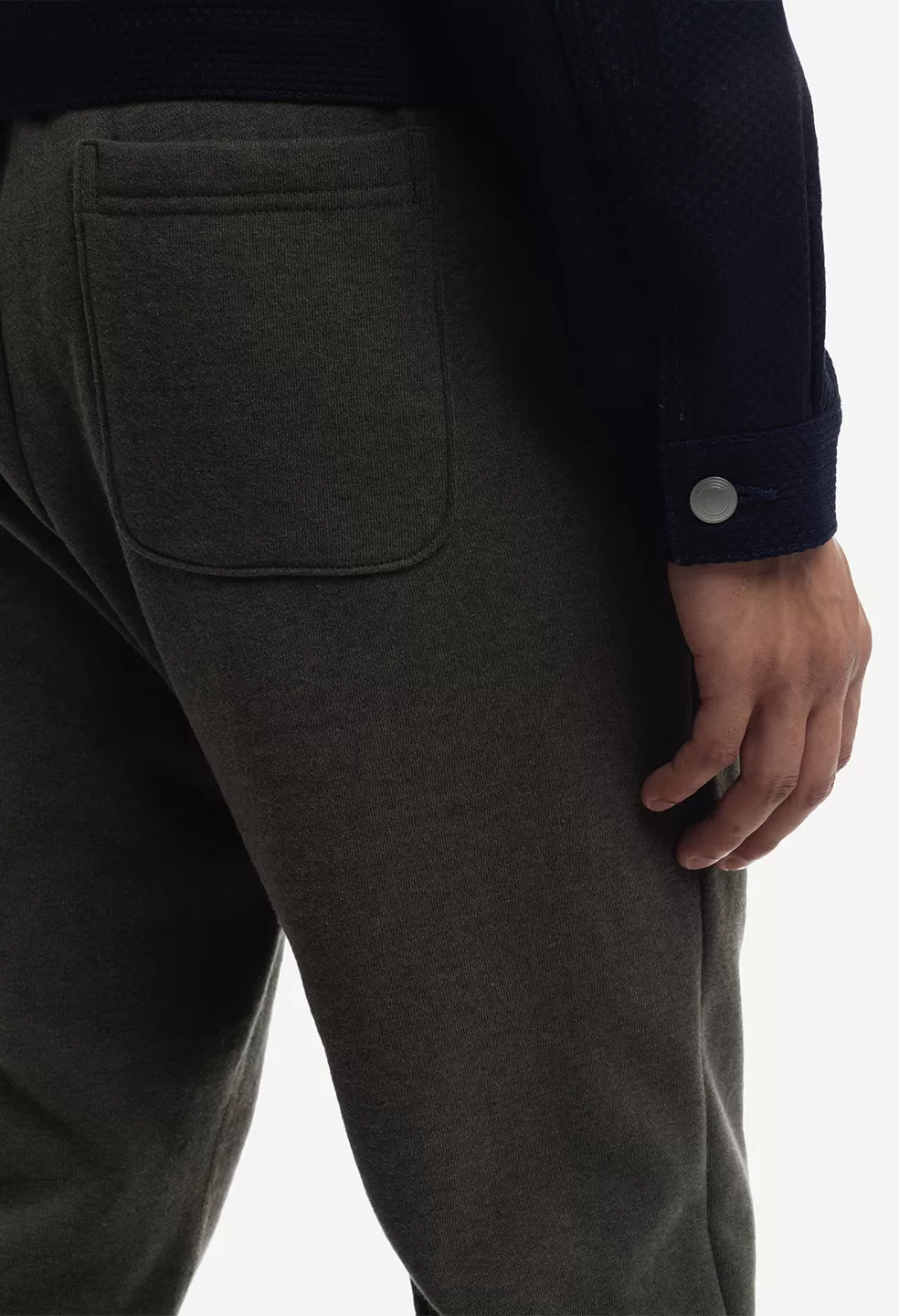 Cashmere Fleece Interval Sweats / Heather Olive