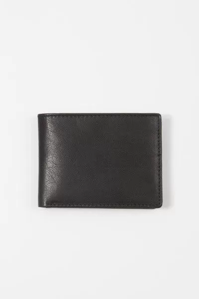 CNP CLEAT BILLFOLD WALLET, BLACK OR COGNAC