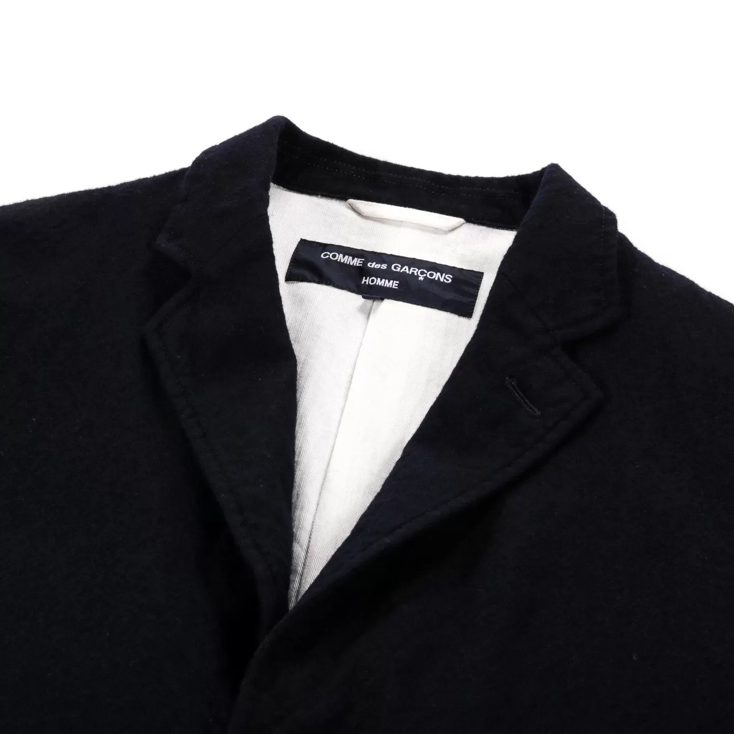 COMME DES GARCONS HOMME J024 WOOL JACKET NAVY