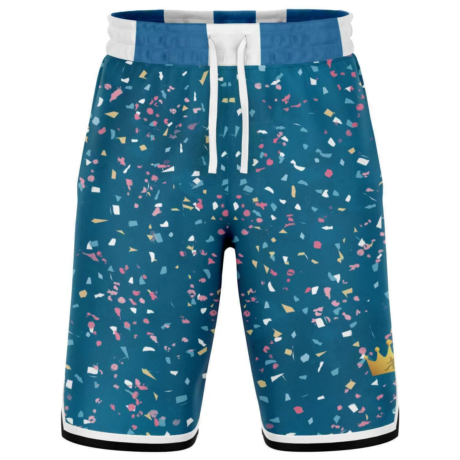 Confetti on Me Unisex Basketball Shorts (Unisex)