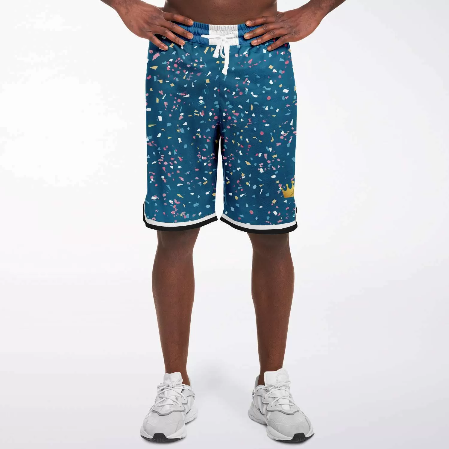 Confetti on Me Unisex Basketball Shorts (Unisex)