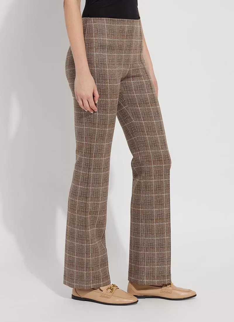 Cottage Plaid Boot-cut Pants