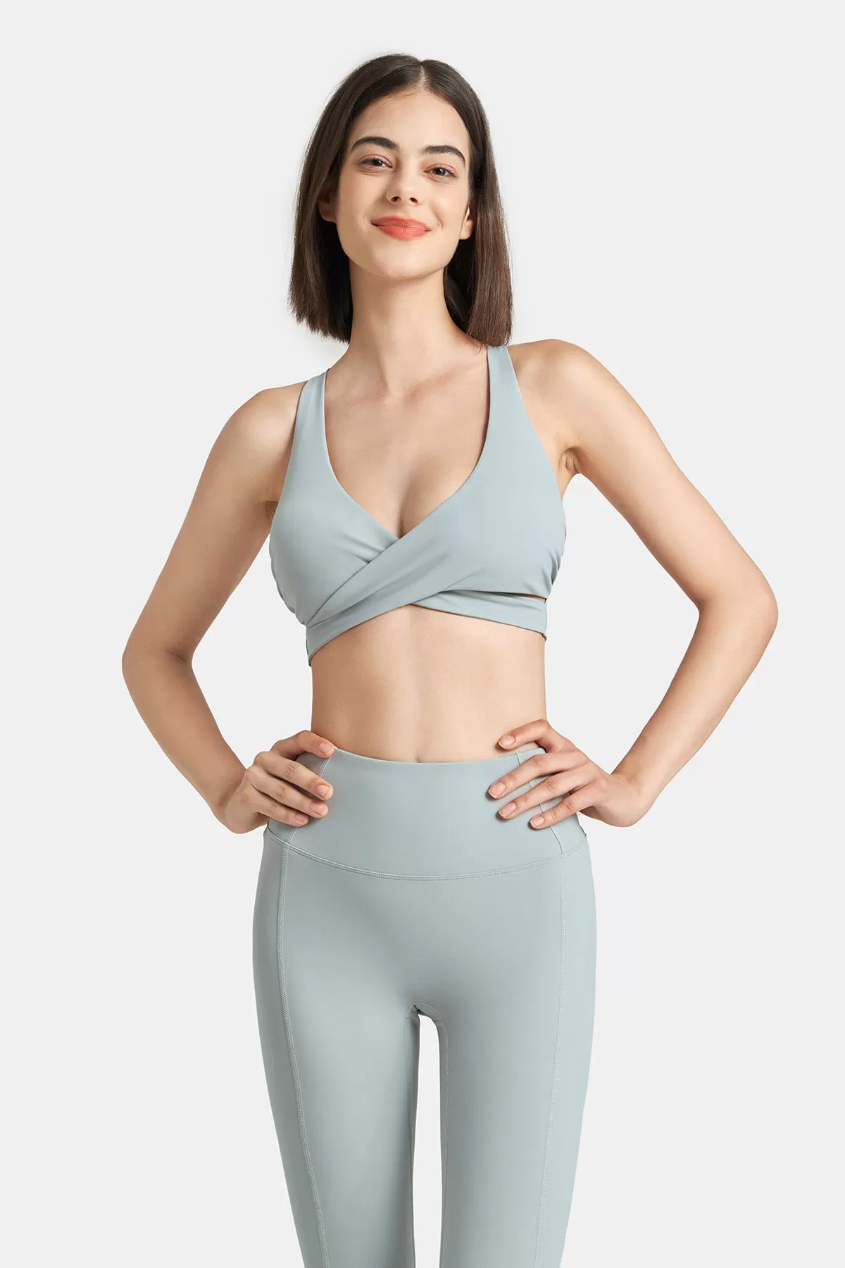 Cross-front Sports Bra