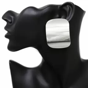 Curved Rectangular Earrings