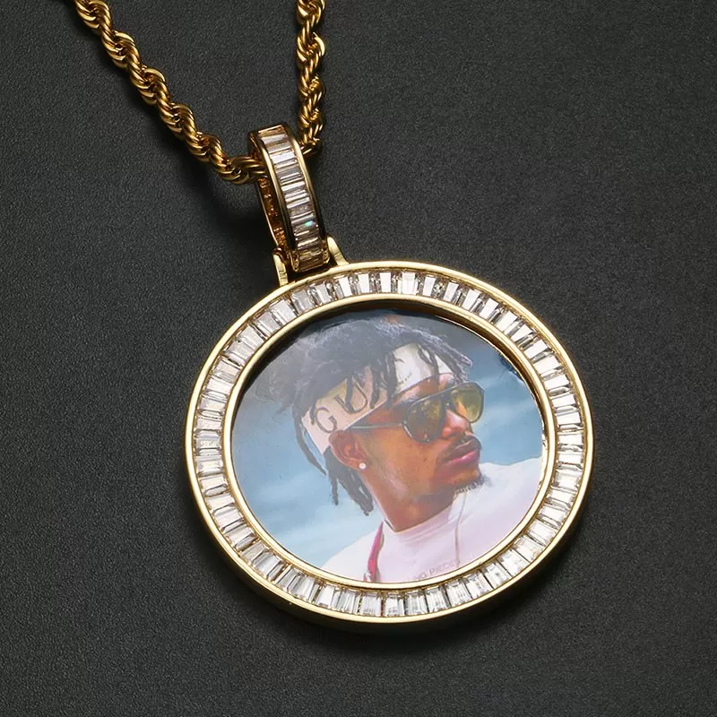 【Custom】Round Memory Photo Pendant