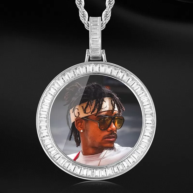 【Custom】Round Memory Photo Pendant