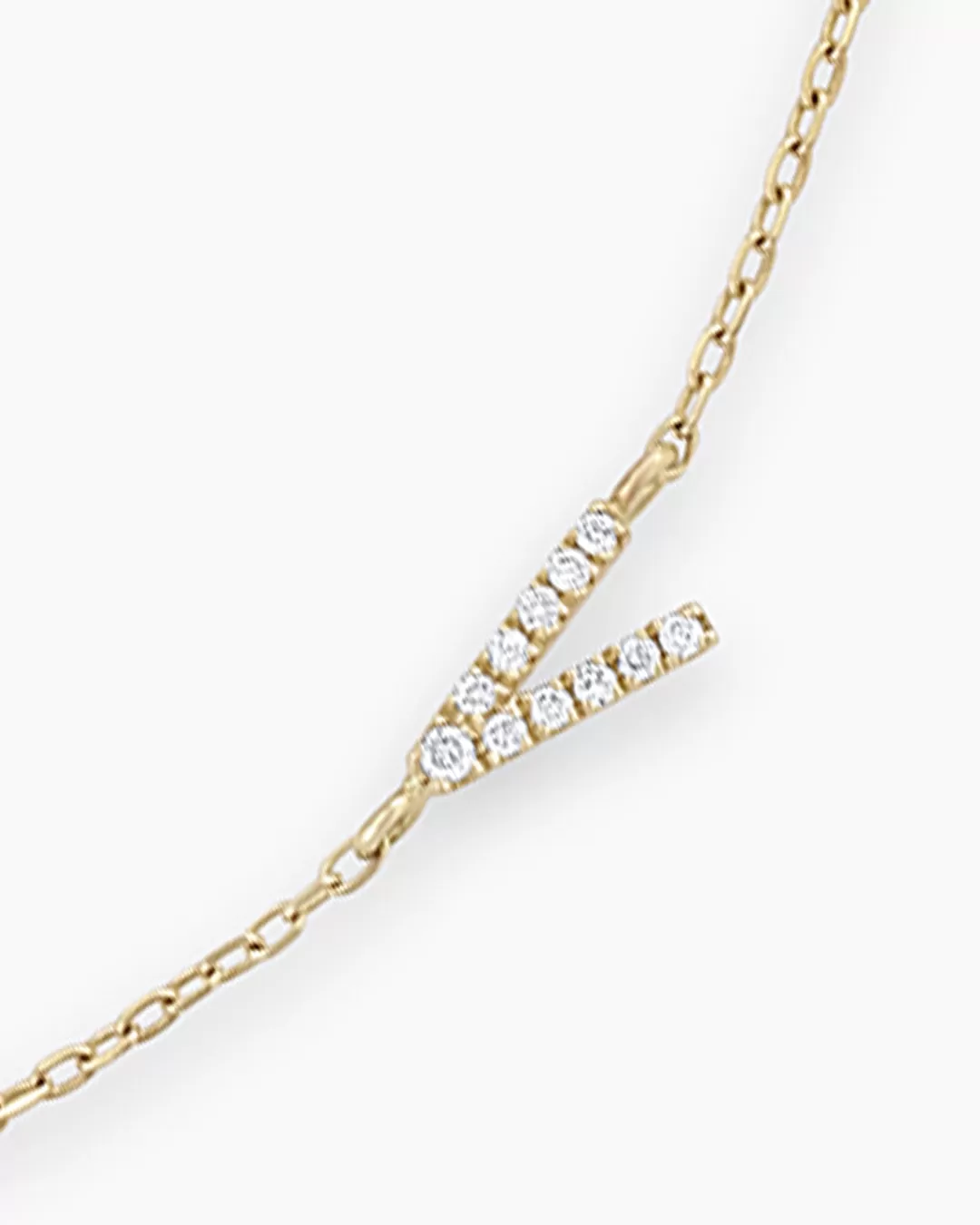 Diamond Pavé Alphabet Bracelet