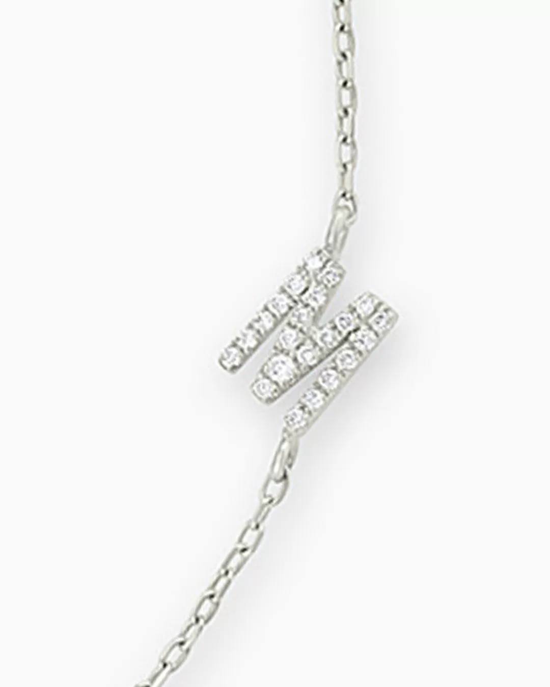 Diamond Pavé Alphabet Bracelet