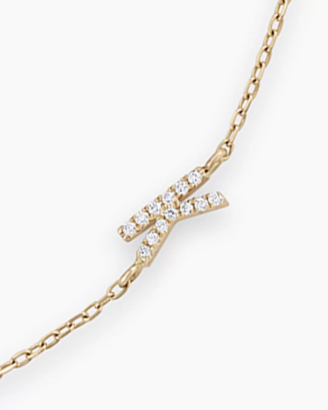 Diamond Pavé Alphabet Bracelet