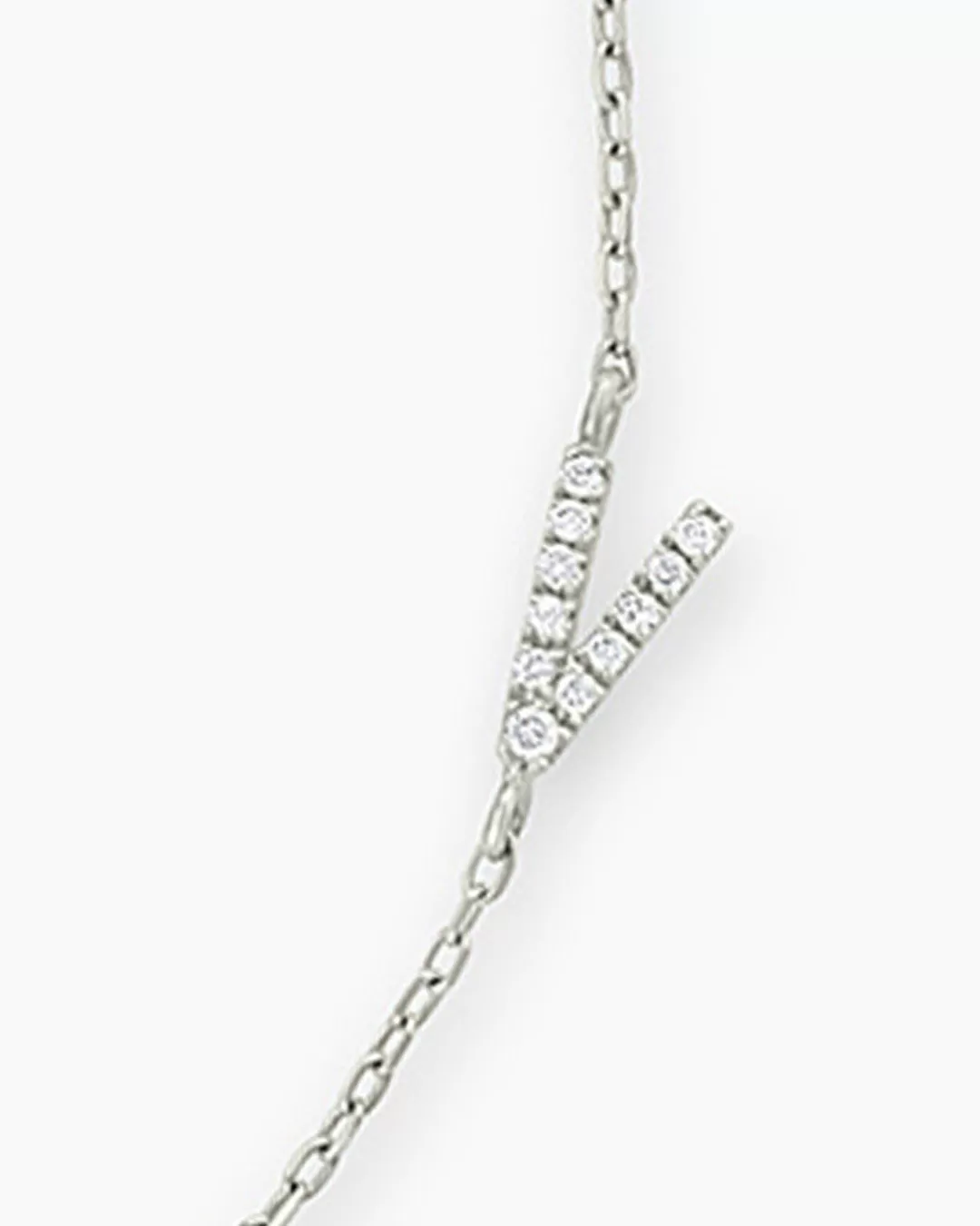 Diamond Pavé Alphabet Bracelet