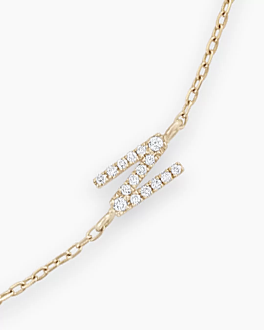 Diamond Pavé Alphabet Bracelet