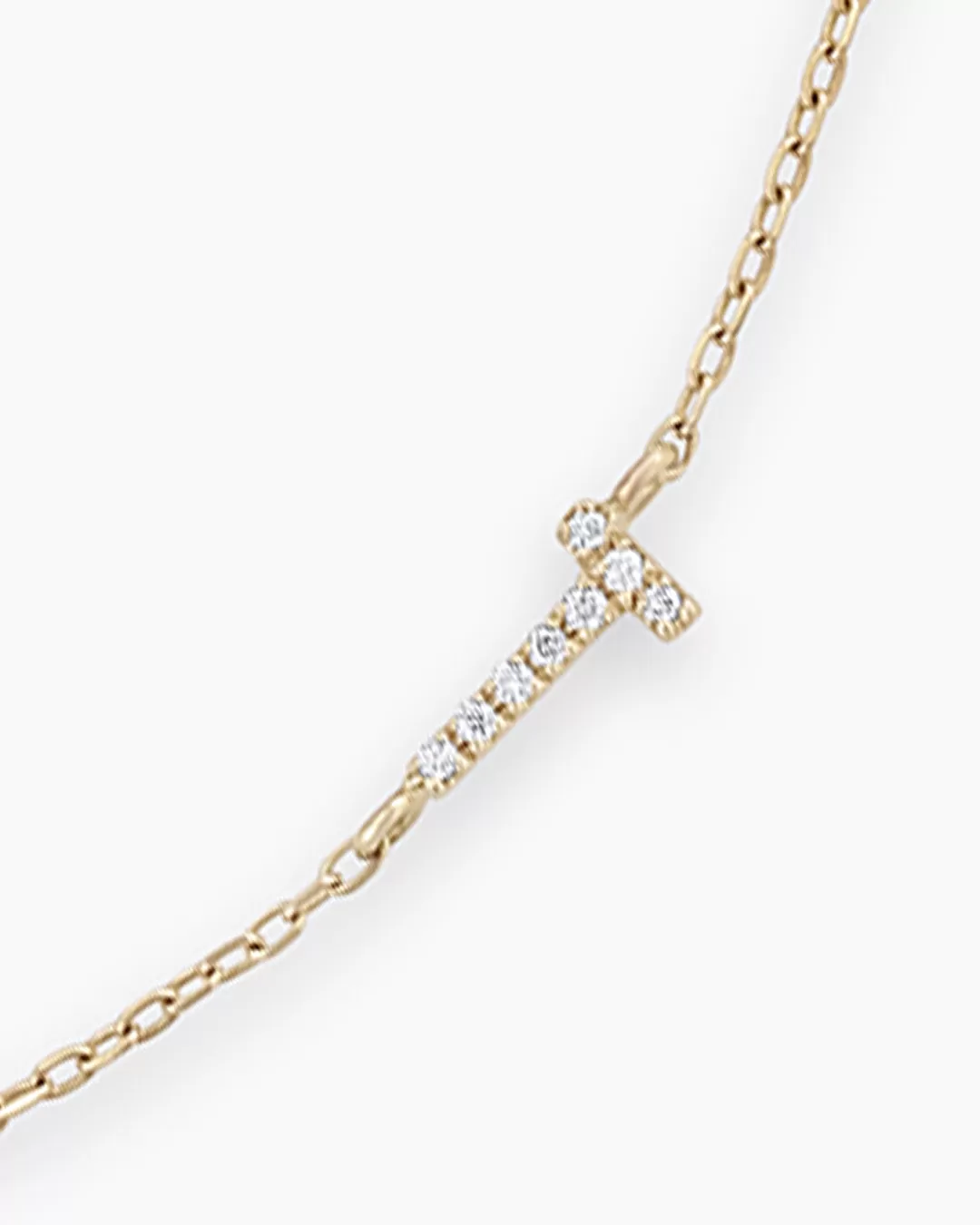 Diamond Pavé Alphabet Bracelet