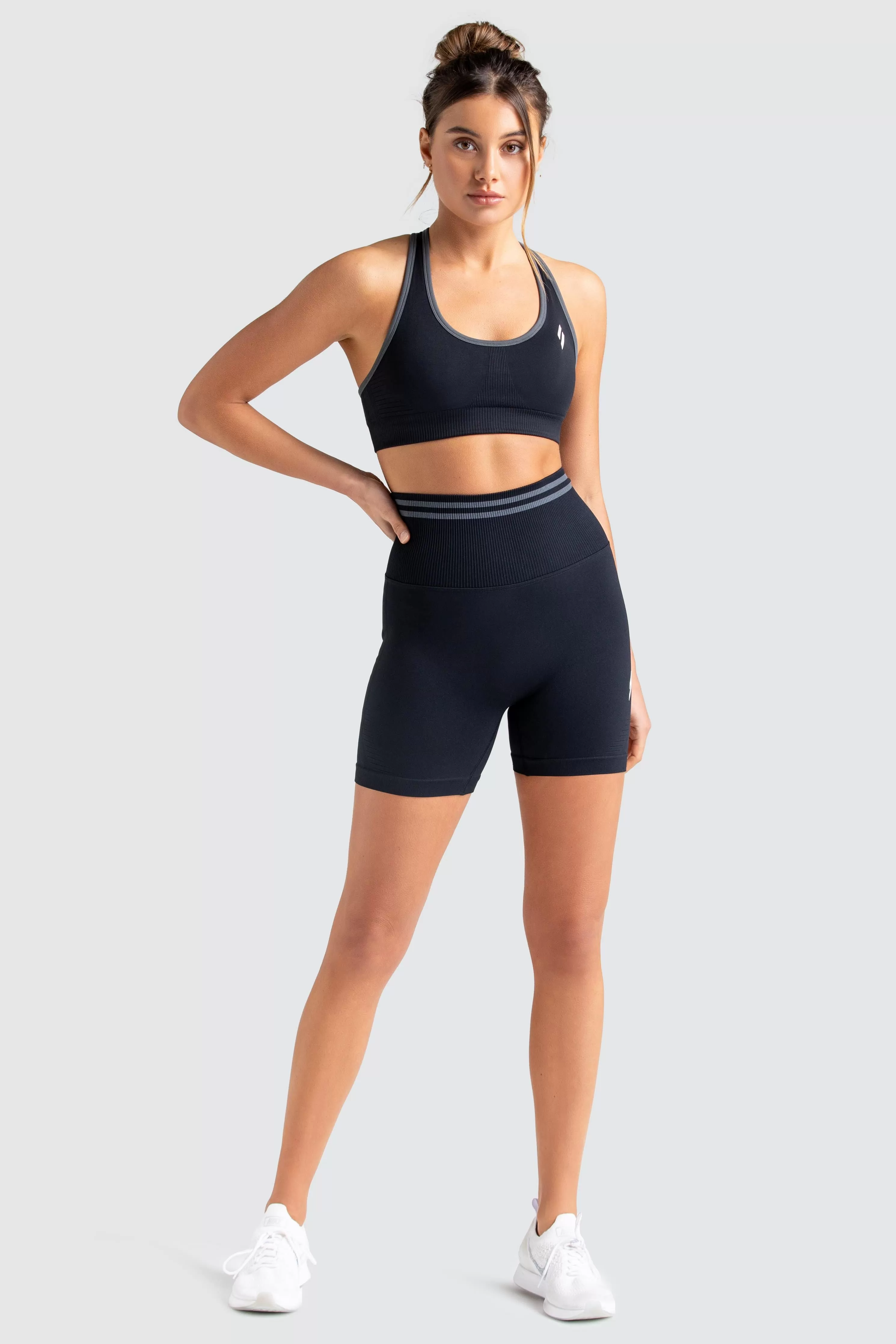 DYE Scrunch Seamless Shorts - Jet Black