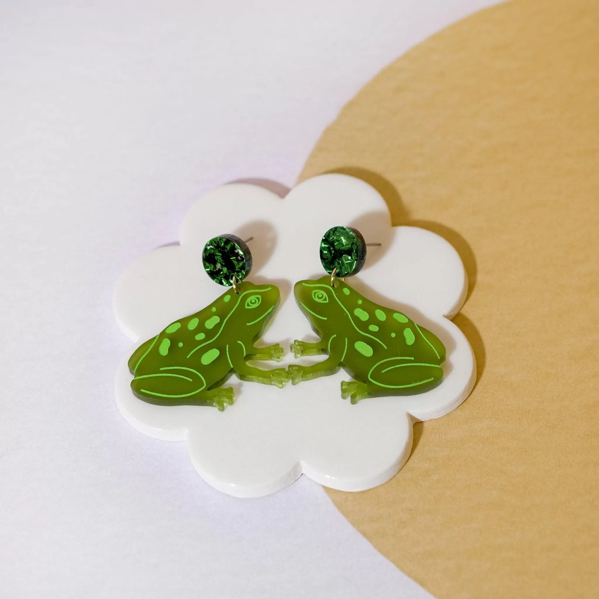 Frog Dangle Earrings