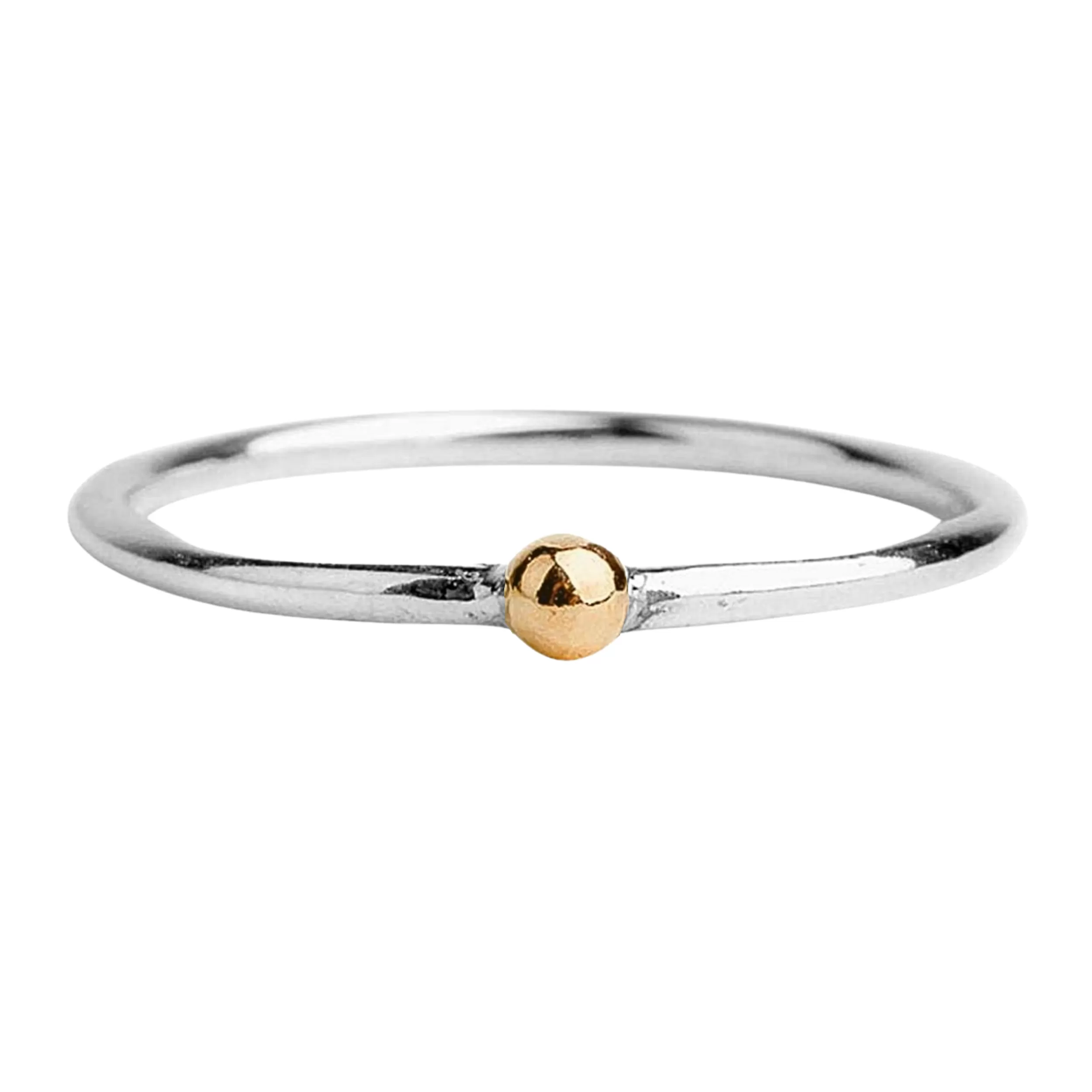 Gold Dot Stacking Ring