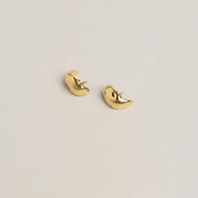 Gold Enfold Earrings