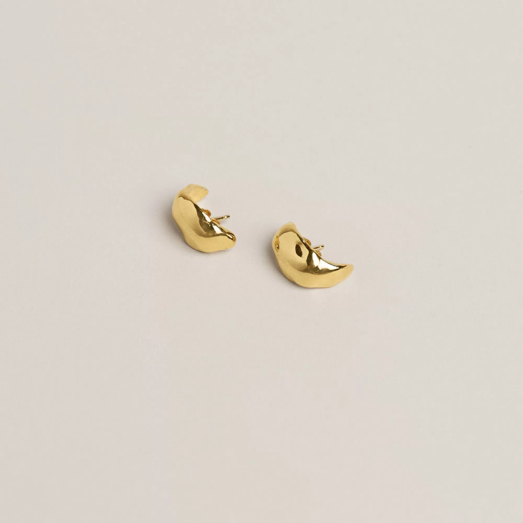 Gold Enfold Earrings