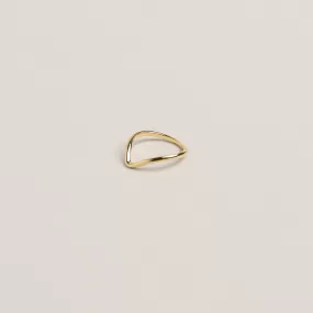 Gold Minimal Knuckle Ring