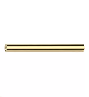 Gold PVD Titanium Threadless Barbell