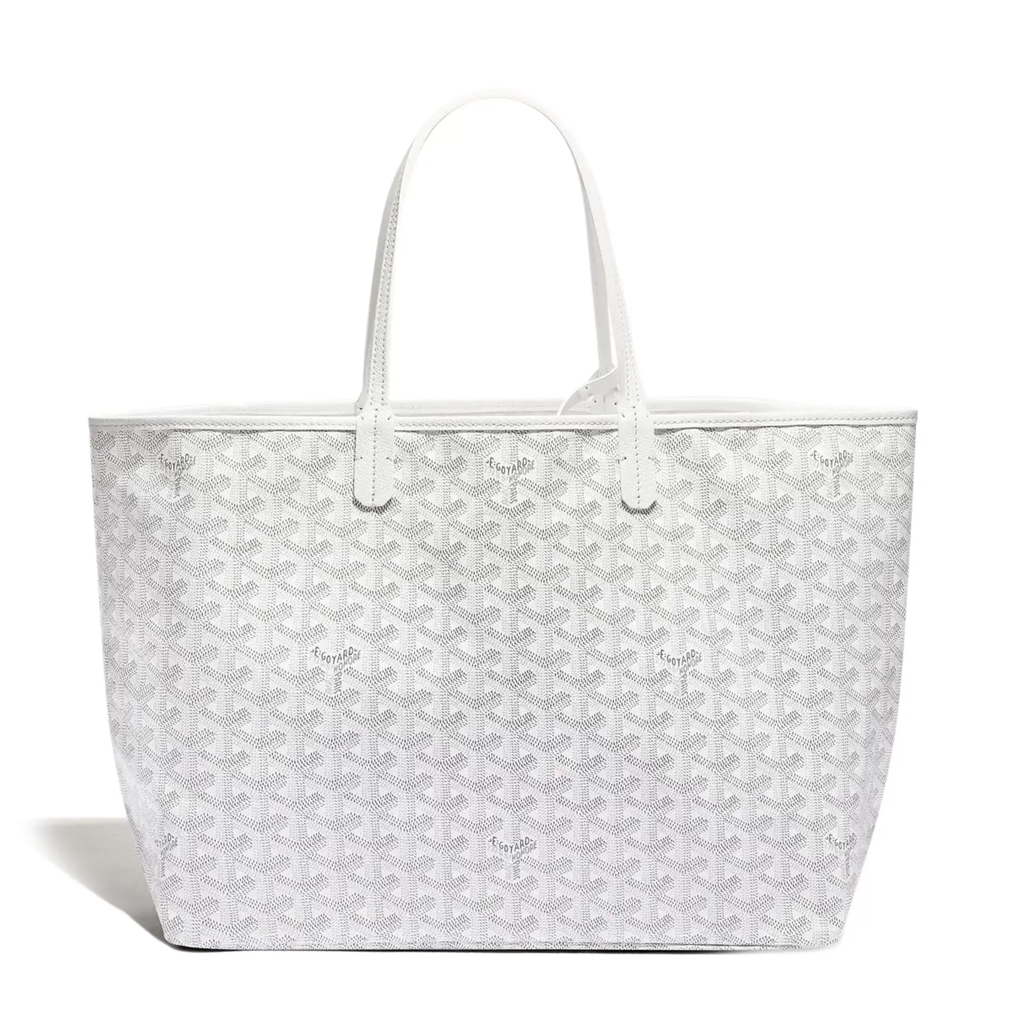 Goyard Saint Louis PM Tote Bag White