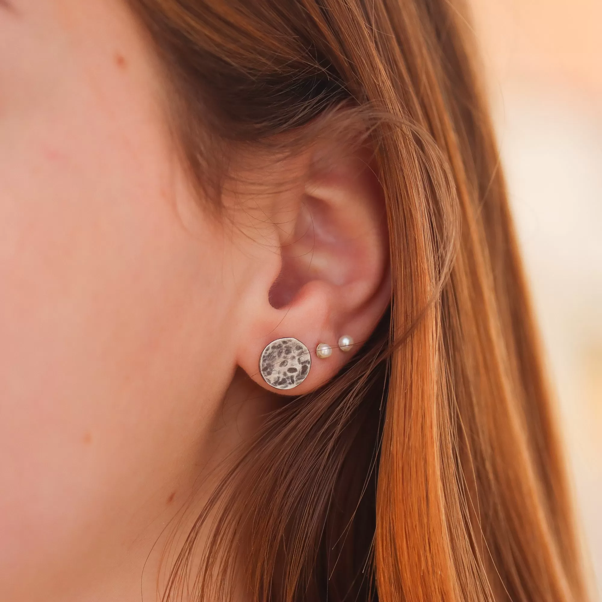 Harvest Moon Stud Earrings