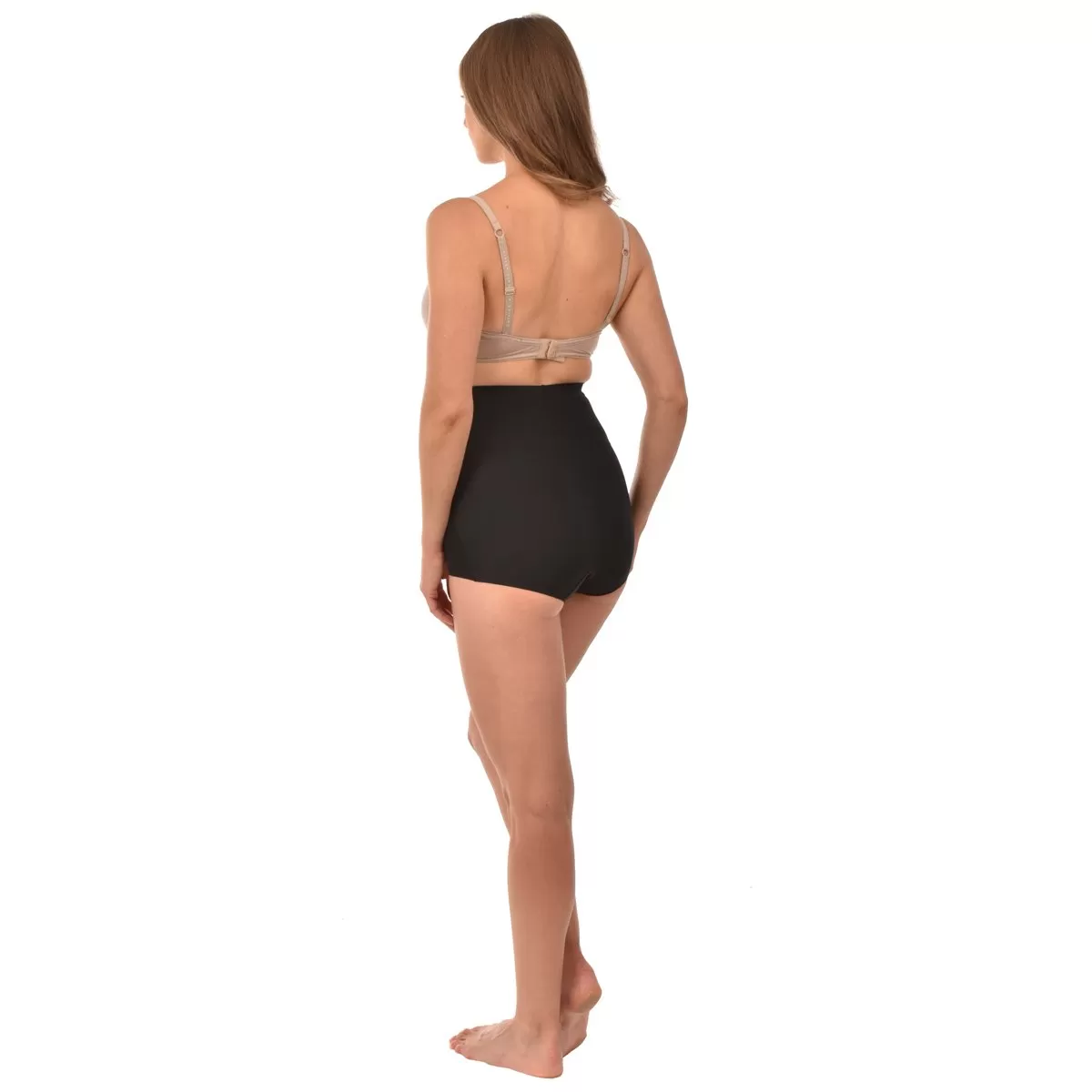 High Waist Full Brief Shaper Black