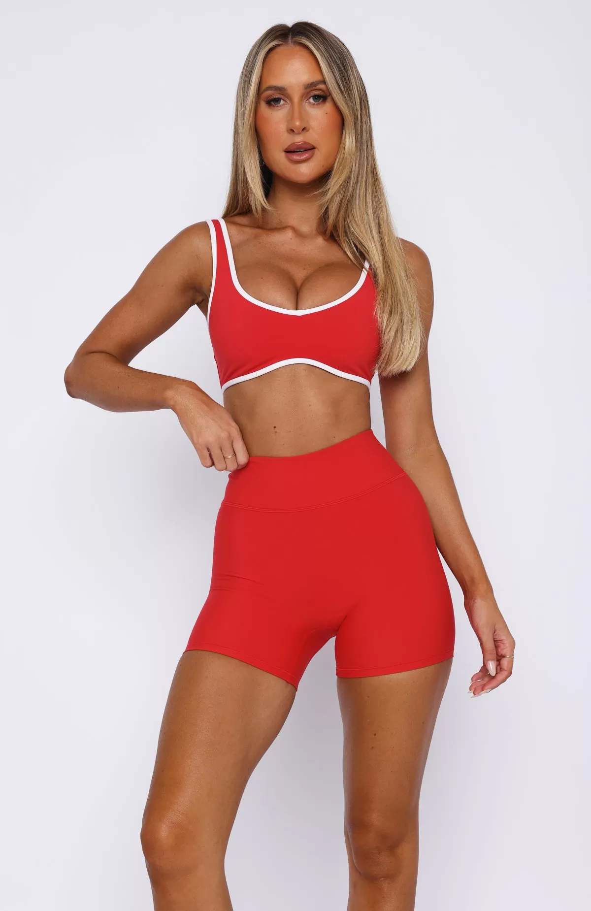 I'll Prove It Sports Crop Red