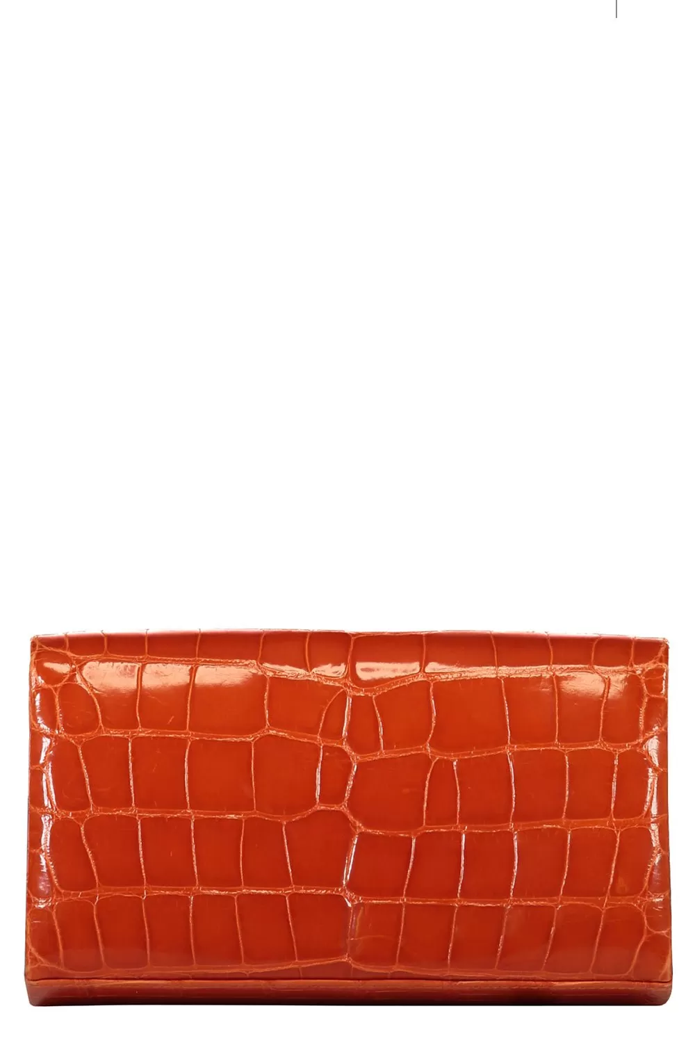 Isabel Box Clutch - Mandarin Orange