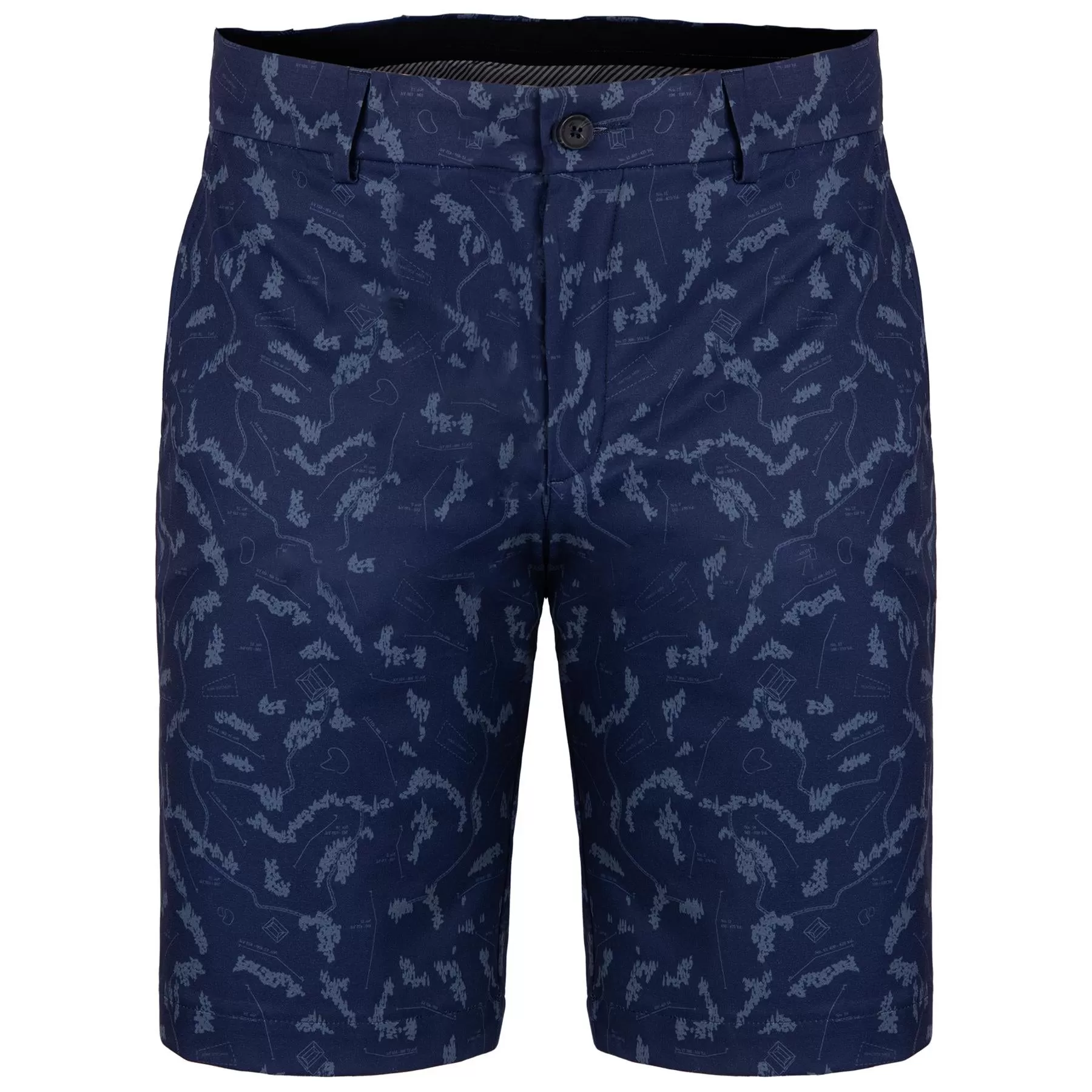 Iver Printed Shorts Atlanta Blue/Steel Blue - SS24