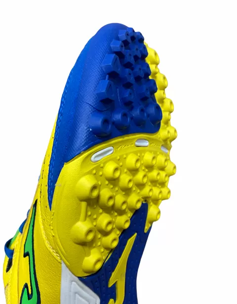 Joma men's soccer shoe Top Flex 409 TF TOPS.409.PT yellow light blue