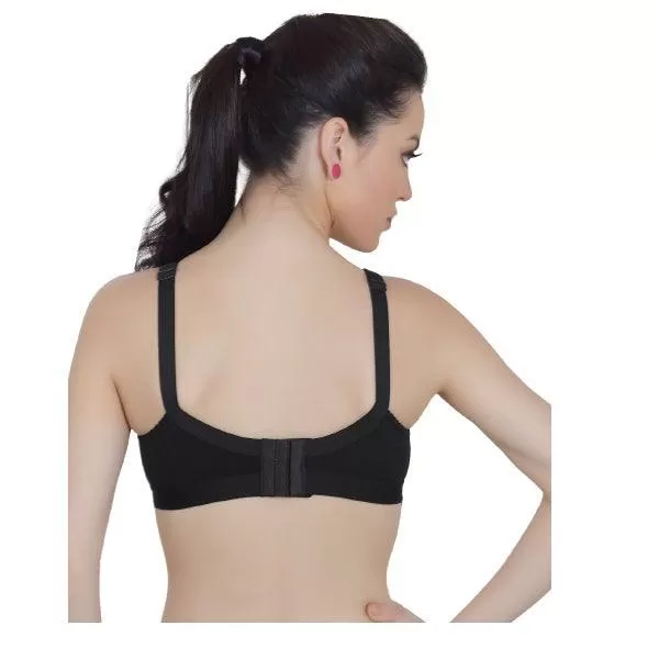 Ladies Bra Pushup Non Padded Wire Free Cotton Bra Soft Breathable Full Cup Everyday Cotton Bra For Women