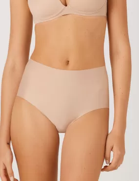 Laser Shape Waisted Full Brief (Praline)