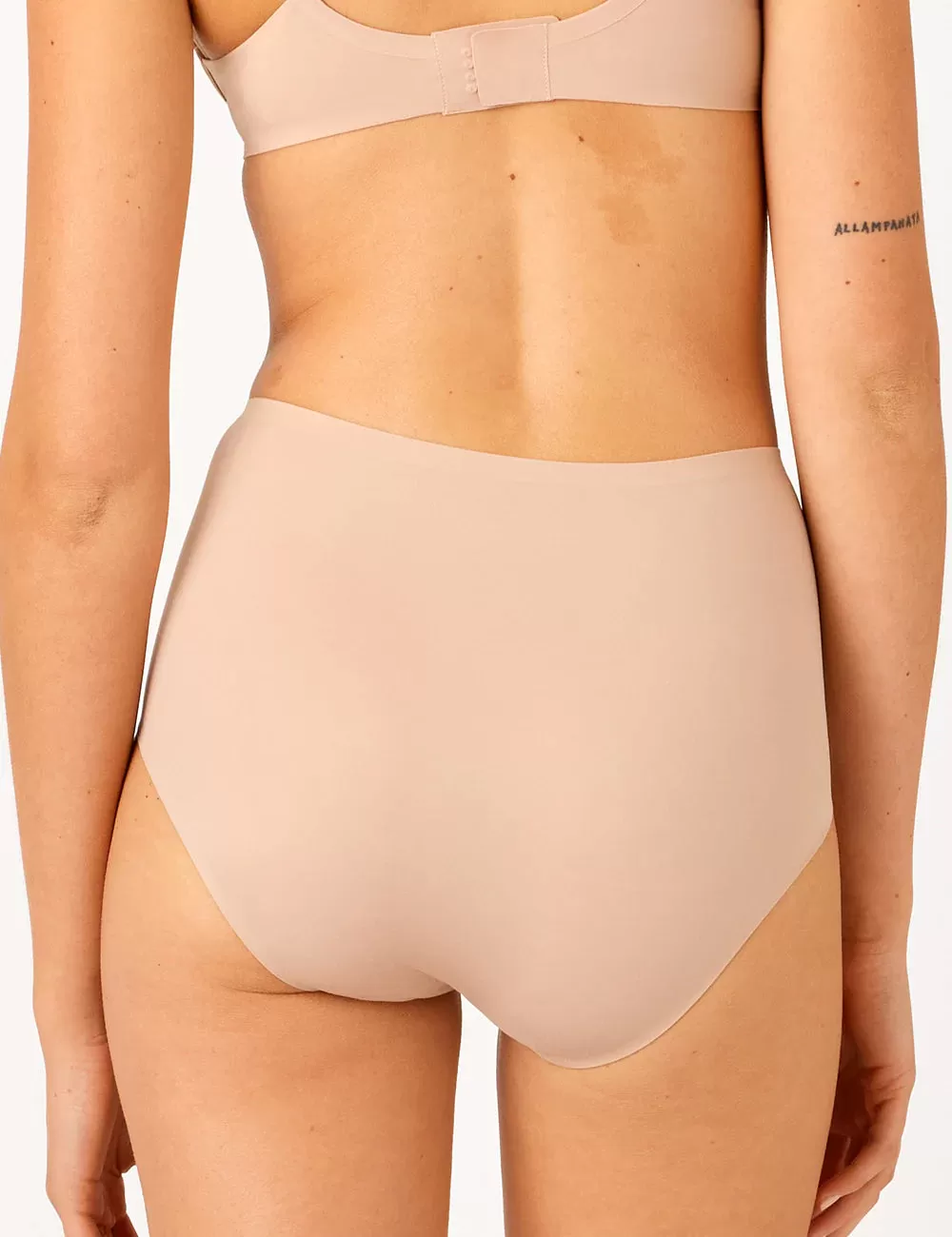 Laser Shape Waisted Full Brief (Praline)